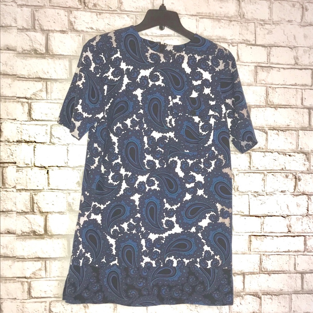 Topshop blue short dress